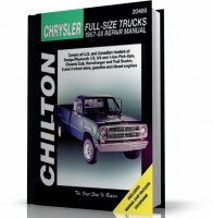 CHRYSLER FULL-SIZE TRUCK DODGE PICK-UPS (1967-1988) CHILTON