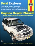 FORD EXPLORER, MAZDA NAVAJO, MERCURY MOUNTAINEER (1991-2005) - instrukcja napraw Haynes
