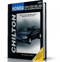HONDA CIVIC, CRX, DEL SOL (1984-1995) poradnik napraw i obsługi - Chilton