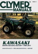 KAWASAKI BAYOU KLF220, KLF250 QUAD - ATV (1988-2011) - INSTRUKCJA NAPRAW CLYMER