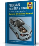 NISSAN ALMERA TINO (2000-2007) - instrukcja napraw Haynes