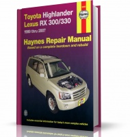 TOYOTA HIGHLANDER - LEXUS RX300 i RX330 (1999-2007) - instrukcja napraw Haynes